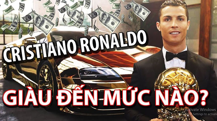 tài sản của ronaldo